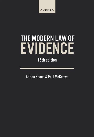The Modern Law of Evidence