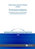 Erschwerte Lektüren