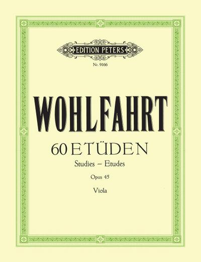 60 Etüden für Violine solo op. 45