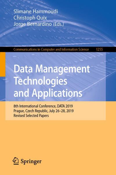 Data Management Technologies and Applications