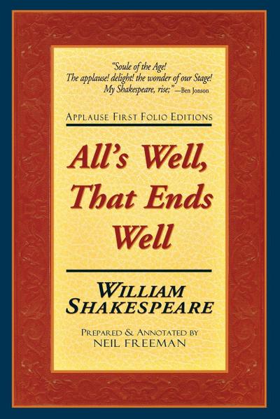 All’s Well That Ends Well