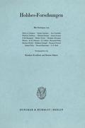 Hobbes-Forschungen.