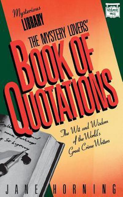 The Mystery Lovers’ Book of Quotations