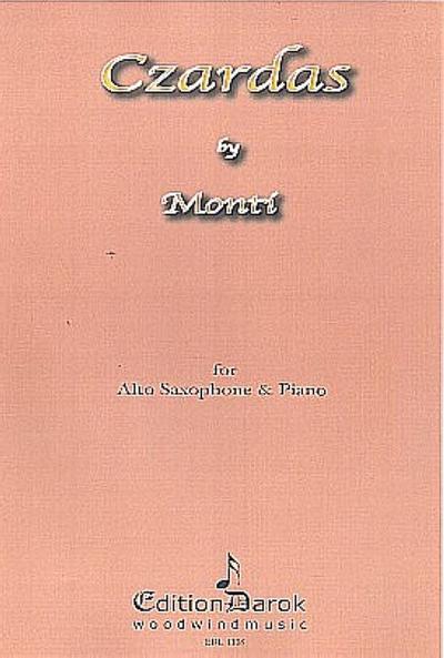 Czardasfor alto saxophone and piano