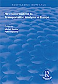 New Contributions to Transportation Analysis in Europe