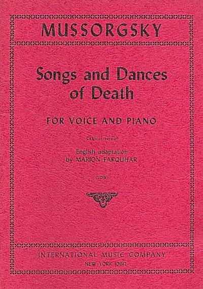 Songs and Dances of Deathfor low voice and piano (en/rus)