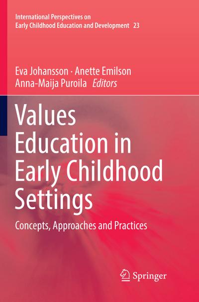 Values Education in Early Childhood Settings