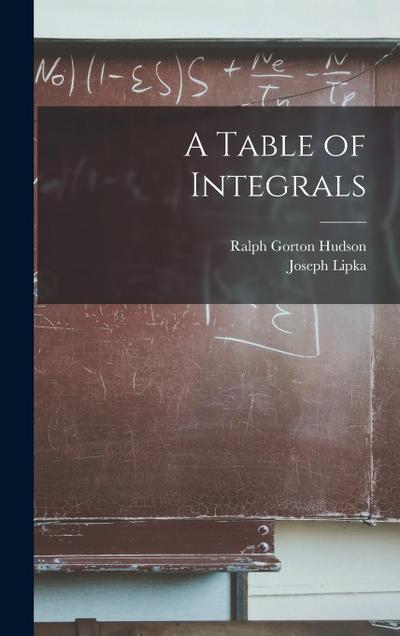 A Table of Integrals