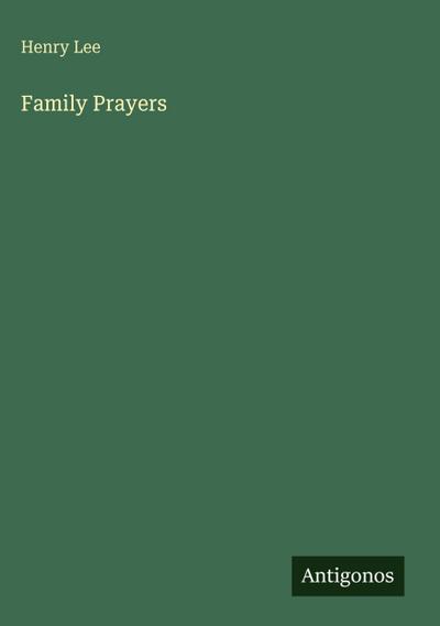 Family Prayers