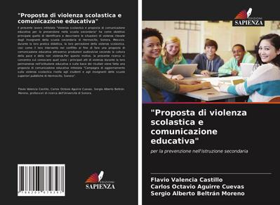 "Proposta di violenza scolastica e comunicazione educativa"