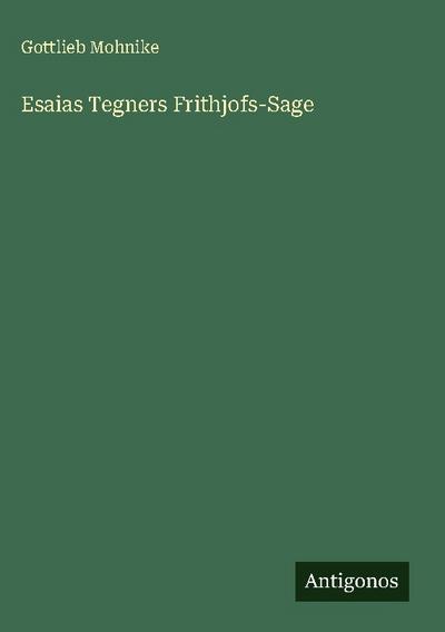 Esaias Tegners Frithjofs-Sage