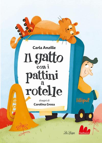 Il gatto con i pattini a rotelle