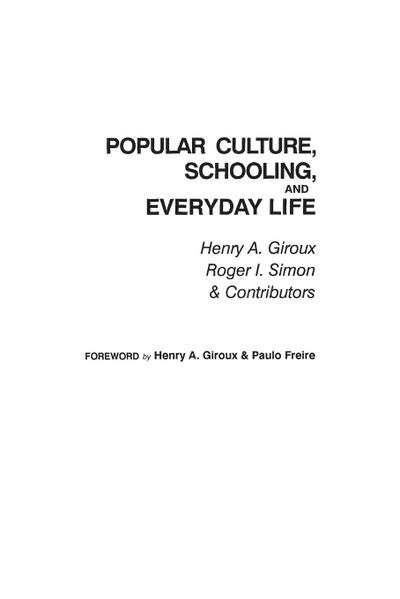 Popular Culture - Henry Giroux