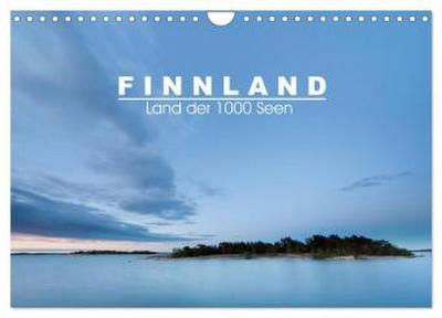 Finnland: Land der 1000 Seen (Wandkalender 2026 DIN A4 quer), CALVENDO Monatskalender