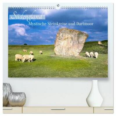 Südengland - Mystische Steinkreise und Dartmoor (hochwertiger Premium Wandkalender 2026 DIN A2 quer), Kunstdruck in Hochglanz