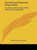 Parochial And Missionary Responsibility