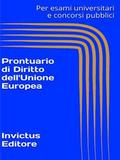 Prontuario di diritto dell’Unione Europea