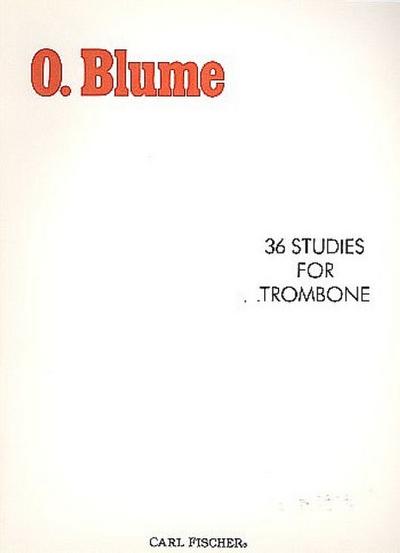 36 Studies for trombone(bass clef)