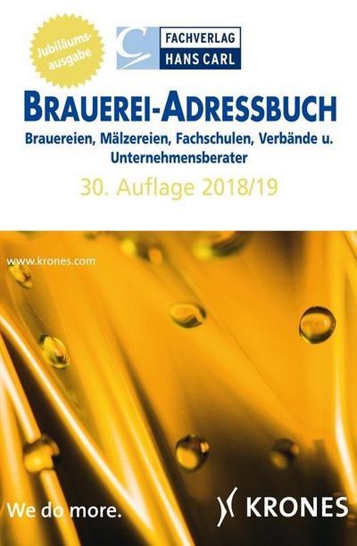 Brauerei-Adressbuch 30. Auflage 2018/19