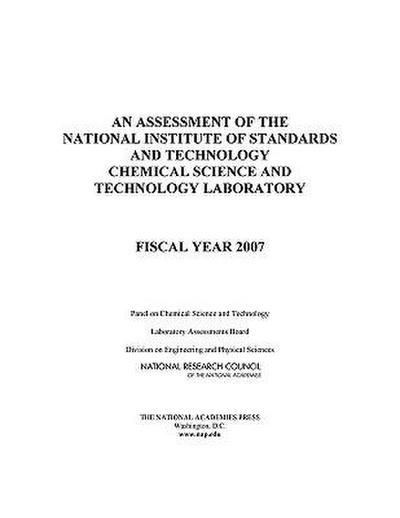 An Assessment of the National Institute of Standards and Technology Chemical Science and Technology Laboratory