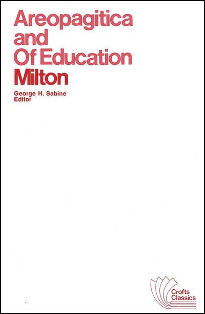 Areopagitica and of Education