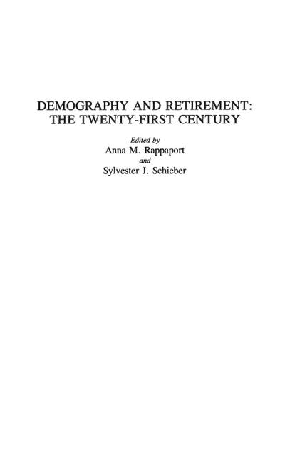 Demography and Retirement