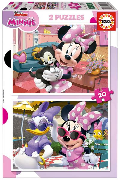 Educa - Disney - Minnie - Puzzle 2x20 Teile