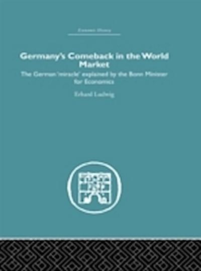 Germany’s Comeback in the World Market