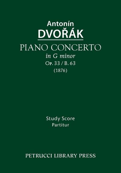 Piano Concerto, Op.33 / B.63