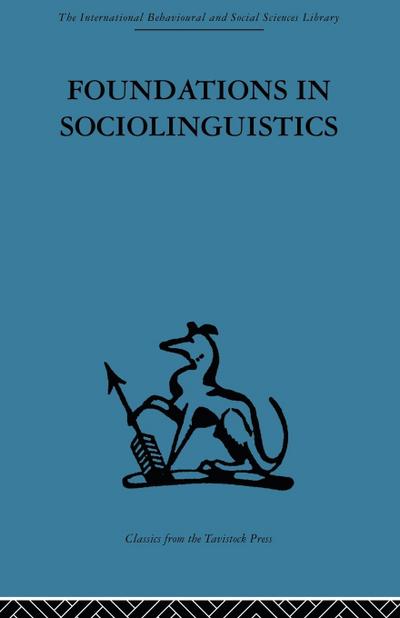 Foundations in Sociolinguistics