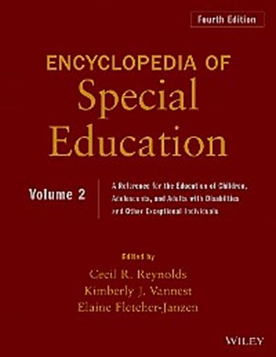 Encyclopedia of Special Education, Volume 2