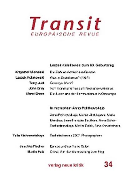 Transit 34. Europäische Revue