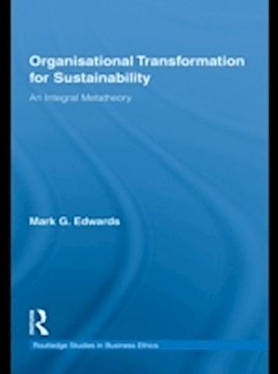Organizational Transformation for Sustainability