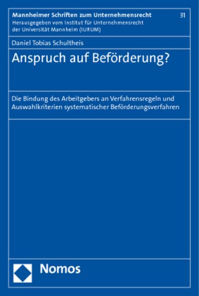 Anspruch auf Beförderung?