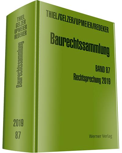 Baurechtssammlung. Rechtsprechung des Bundesverwaltungsgerichts,... / Baurechtssammlung