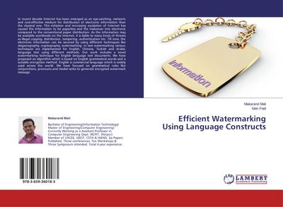 Efficient Watermarking Using Language Constructs