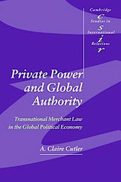 Private Power and Global Authority