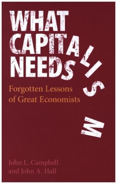 What Capitalism Needs
