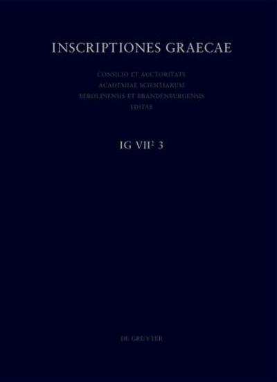 Inscriptiones Graecae Tanagra et ager Tanagraeus