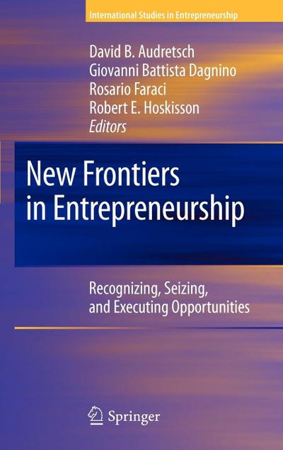 New Frontiers in Entrepreneurship