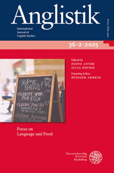 Anglistik. International Journal of English Studies. Volume 36:2 (2025)