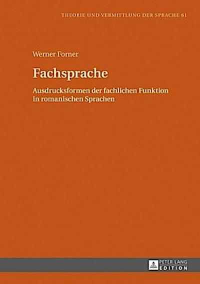 Fachsprache