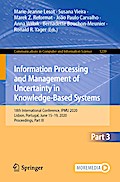 Information Processing and Management of Uncertainty in Knowledge-Based Systems