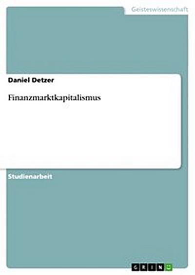 Finanzmarktkapitalismus