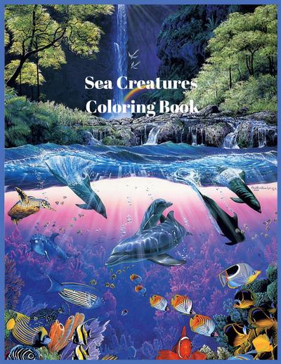 Sea Creatures Coloring Book