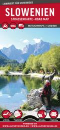 MoTourMaps Slowenien (Julische Alpen - Karawanken) Auto- und Motorradkarte 1:250.000
