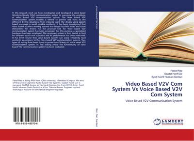 Video Based V2V Com System Vs Voice Based V2V Com System