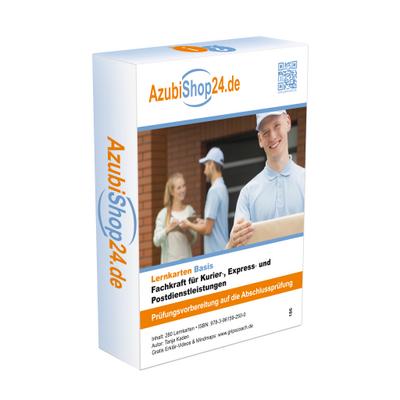 AzubiShop24.de Basis-Lernkarten Fachkraft für Kurier-, Express- und Postdienstleistungen