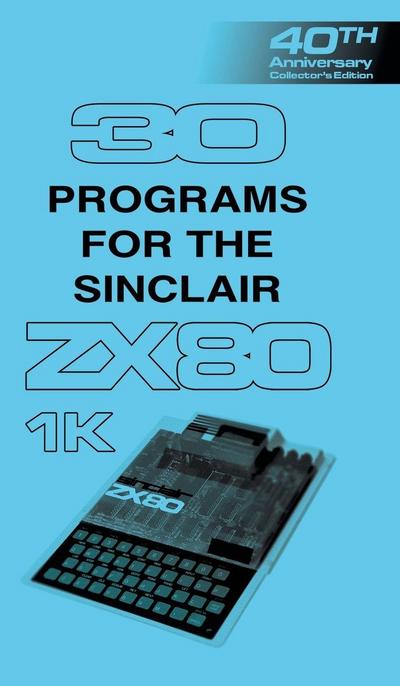 30 Programs for the Sinclair ZX80