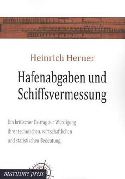 Hafenabgaben und Schiffsvermessung